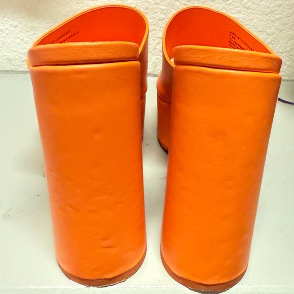 Steve Madden Women's Orange Platform Heels - Picture 2 of 4